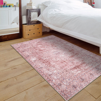 Vente en gros de tapis de couloir de cuisine pliable à imprimé doux personnalisé tapis de couloir persan lavable en machine