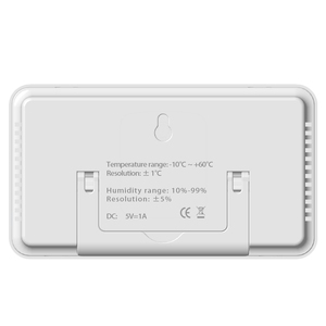 Máy Đo Độ Ẩm Nhiệt Độ Kỹ Thuật Số LCD Lớn Hơn Với Đồng Hồ Báo Thức Ẩm Kế Có Đèn Nền YS201 - Product Image 5