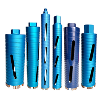 Foret diamanté à noyau sec UNC de 1 1/4 po en acier au carbone, 32/40/51/56/63/76/83 mm pour béton armé et marbre, soudé au laser