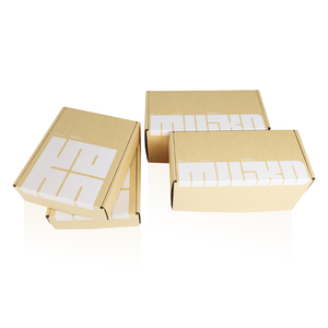 Tùy Biến Bán Buôn Sóng Máy Bay Hộp Giấy Kraft Hộp Nâu Trọng Lượng Nhẹ Vận Chuyển Máy Bay Hộp Cho Quần Áo Mỹ Phẩm - Product Image 3