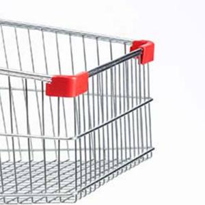 <span class=keywords><strong>60l</strong></span> एशियाई शैली के साथ फोल्डिंग जाल खरीदारी ट्रॉली और सुविधाजनक उपयोग के लिए 4 'pu पहियों' - Product Image 5