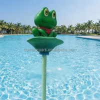 Équipement de jeu aquatique pour parc aquatique, décoration de piscine commerciale, arroseur en forme de fleur à vendre