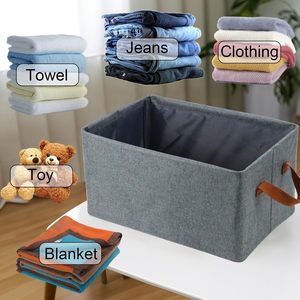 Boîte de rangement pliable multifonctionnelle en tissu pour vêtements, idéale pour armoire, salon, salle de bain - Fabrication OEM - Product Image 2