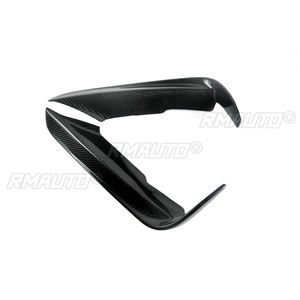 2 Piezas para BMW Serie 3 320/328/330/F30/F35 MAD 2012-2018, Alerones Delanteros de Fibra de Carbono Real, Divisores de Parachoques, Aletas, Spoiler, Molduras - Product Image 3
