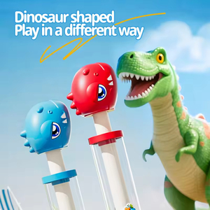 Nuovi Giocattoli Estivi a Forma di Dinosauro, Giochi da Esterno, <span class=keywords><strong>Pistole</strong></span> ad Acqua Trasparenti in Plastica con Effetto Fuochi d'Artificio per Bambini - Product Image 2