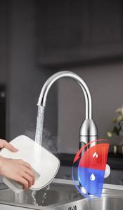 Precio barato 3300W Led pantalla Digital 3s calefacción instantánea 360 grados <span class=keywords><strong>mano</strong></span> ajustable grifo <span class=keywords><strong>de</strong></span> agua caliente grifo eléctrico - Product Image 3