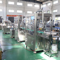 Machine automatique de remplissage et de capsulage d'huile liquide pour bouteilles en verre ou en plastique 10-1000ml pour la pâte de tomate de mayonnaise de sirop