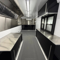 Camionnette de restauration mobile sur mesure de 6 m pour café, snacks, pizzas, tacos, BBQ, hot-dogs, glaces, entièrement équipée