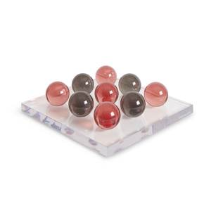 Acrílico permanente tablero de mesa juego 20x20x1cm de neón de color rosa y amarillo neón Lucite del dedo del pie de Tic Tac con clara tablero de acrílico - Product Image 4