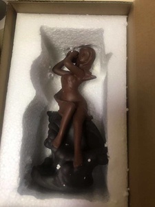 10*<span class=keywords><strong>14</strong></span>*21.5cm ragazza Sexy forma donna incensiere in ceramica grande riflusso incenso <span class=keywords><strong>Oud</strong></span> bruciatore cascata fontana di fumo - Product Image 2