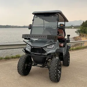 Nuevo carrito de golf chino de 48V y 4 ruedas y 4 plazas, carrito de golf Rosa eléctrico de importación de China