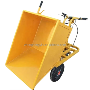 Site Hand Overturning Construction Engineering Handcart 3 Wheel Cargo <b>Bike</b> Adult Electric Hand Trolley Tricycles - Product Image 5