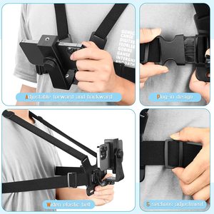New Mobile <strong>Phone</strong> <strong>Chest</strong> Strap <strong>Mount</strong> Go/pro <strong>Chest</strong> Harness Holder for Action Camera and Cell <strong>Phones</strong> 4 to 7in - Product Image 6