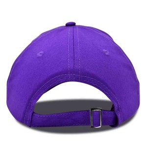 Casquette de baseball classique unisexe à profil bas, 6 panneaux, avec impression de motif personnalisé et broderie, couleur violette, style sportif USA, pour l'extérieur, type Dad Hat - Product Image 6