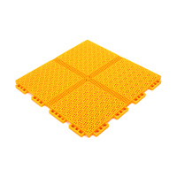 terrain de sport portable à verrouillage intelligent Pp couvre de tuiles le sol de basket-ball temporaire pour l'extérieur