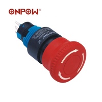 Produsen Langsung Menjual LAS1APY-11TS 22Mm 1NO1NC Saklar Darurat Kepala Jamur