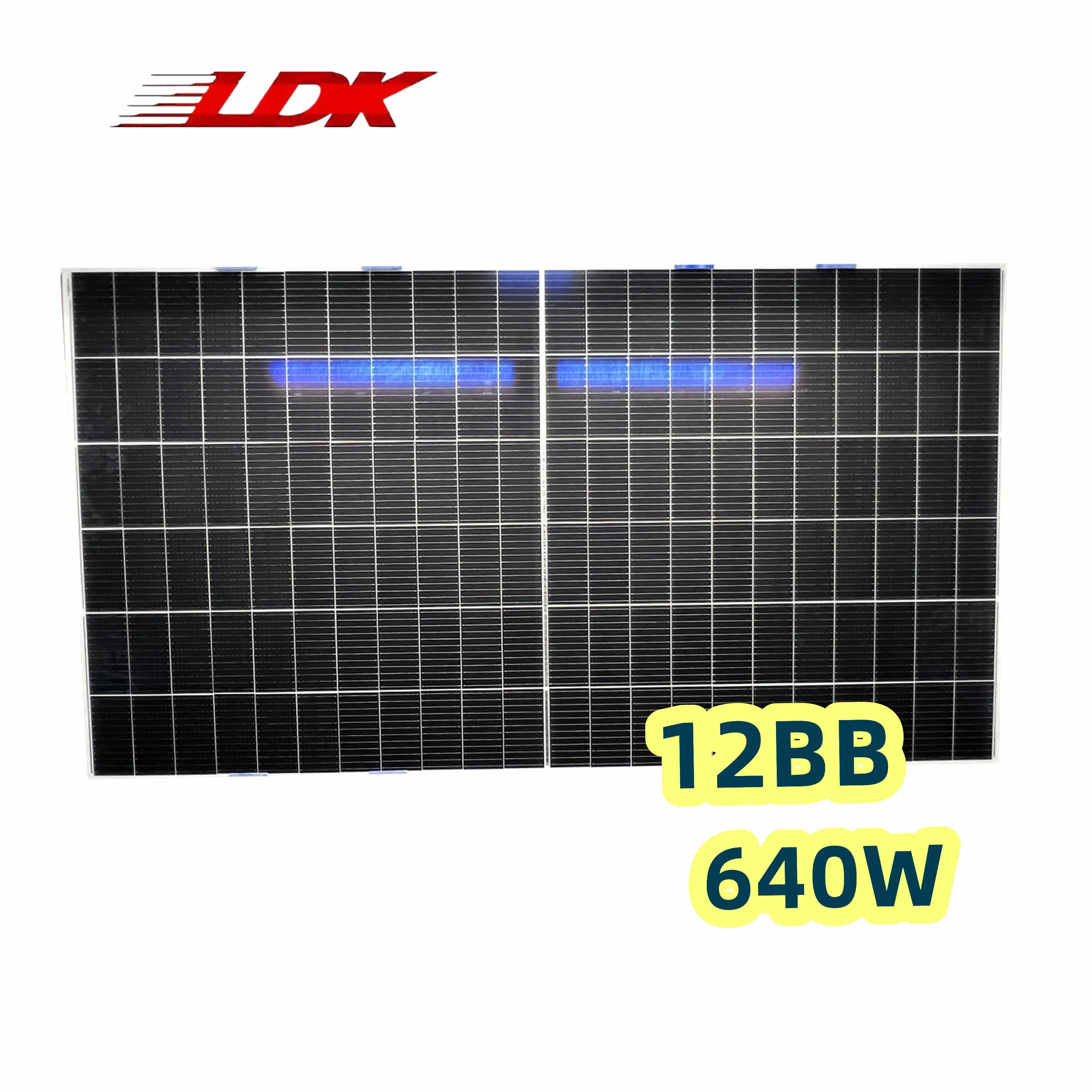 Neuzugang China LDK A Klasse Super Quality Großhandel 48 Volt Mont 600Watt Solarmodule, 48 V 600W Solar panel