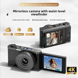 กล้องดิจิตอลมิเรอร์เลสแบบวิวไฟน์เดอร์ระดับเอว ความละเอียด 4K HD 68 ล้านพิกเซล บันทึกภาพและวิดีโอ รุ่นเริ่มต้น - Product Image 5