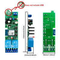 Interrupteur intelligent universel 85-250V compatible Tuya 2CH - Module de relais à télécommande RF compatible avec Alexa Google Home