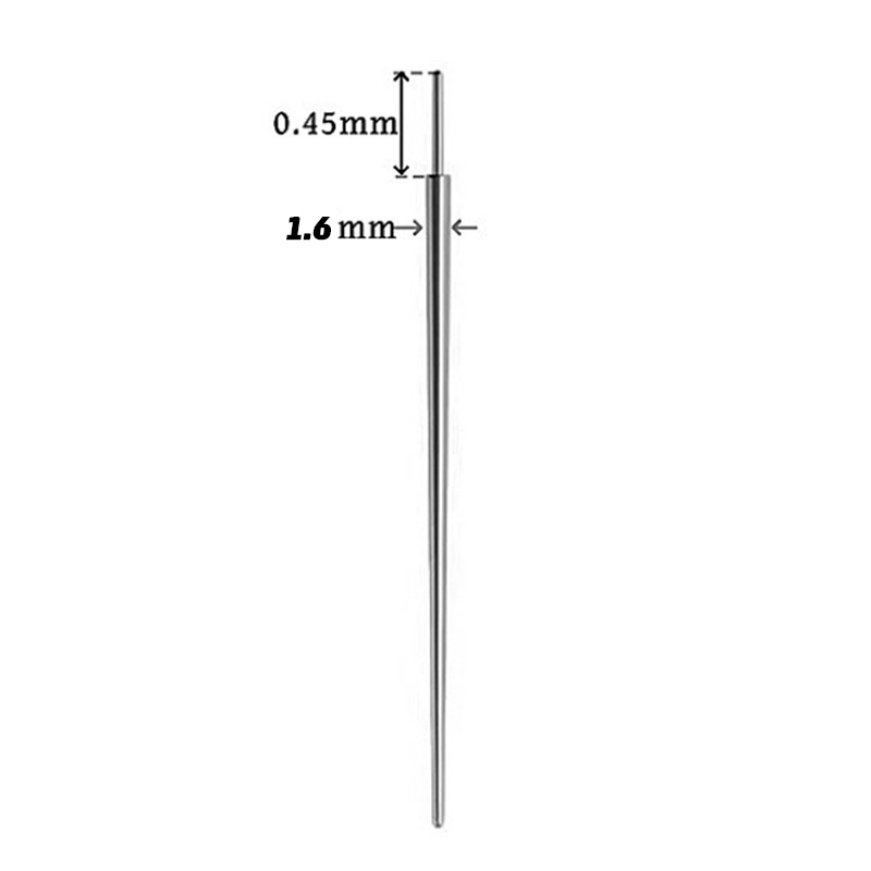 Silver 14G/M1.6mm Push-in style