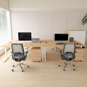 현대 4 <span class=keywords><strong>6</strong></span> 8 12 인승 사무실 책상 가구 세트 도매 워크 스테이션 테이블 및 직원 의자 세련된 사무실 가구 - Product Image 4