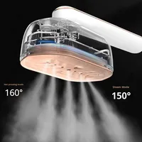 Fer à vapeur portable pour vêtements, utilisation domestique et en voyage, double usage plat et suspendu, 1000W, réservoir d'eau de 70 ml