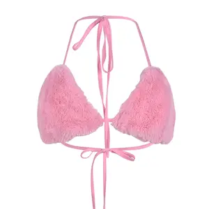 NZD6635TL – bandeau sexy en peluche pour femmes, haut tubulaire à la mode, collection été 2023