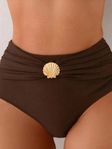 2026 Set Bikini tali Spaghetti polos seksi Push up 2-Piece Set hipster bawahan untuk wanita baju renang musim panas pakaian pantai pakaian mandi - Product Image 6