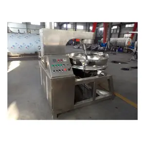 Electric Gas Heating Jacketed Kettle With Agitator/Industrial Jam Sauce Paste Cooking Machine/Chicken Meat Cooking Pot