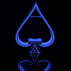 Présentoir lumineux LED personnalisé en or miroir, rechargeable, coloré, As de Pique, pour service de bouteilles VIP, glorificateur, panneau lumineux LED pour boîte de nuit - Product Image 3