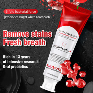 Dentifrice aux Probiotiques Sp-6 140g Approvisionnement en Gros Amélioration de la Mauvaise Haleine pour Dents Jaunes Blanchiment des Dents en Profondeur - Product Image 2