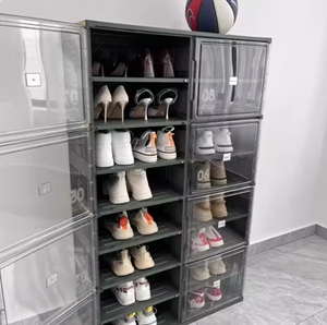 Jeko & Jeko 4 Cube 8 Tier Pasillo Entrada Garaje Zapato Organizador Gabinete Plástico - Product Image 1