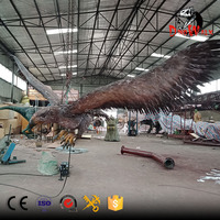Park müzesi için gerçekçi Lifesize Animatronic kartal modeli