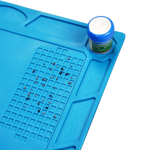 High-Density Silicone Work Mat 320x230mm Antistatic Pad For Digital Equipment Repair And Disassembly Blue Color - Product Image 1