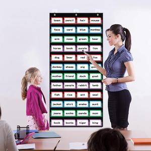 Grand Organisateur Mural Noir avec 12 Poches pour l'École, la Maison ou le Bureau, Compatible avec les Bandeaux de Phrases et les Tableaux Pliants - Product Image 6