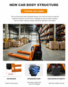 Carretilla elevadora eléctrica con batería de litio personalizable NB15L01LD 4400Lbs 1.5Ton 2Ton carretilla elevadora pequeña transpaleta eléctrica - Product Image 2