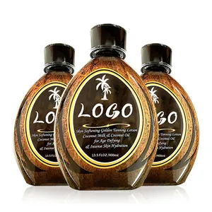 Hot Sale OEM Private Label 400ML Body Tanning Lotion Organic Tanning Accelerator Lotion Body Tanning Lotion Wholesale