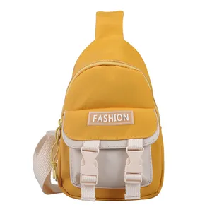 Sac à main en Nylon Durable personnalisé pour enfants, sac à bandoulière simple pour enfants, vente en gros