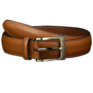 Cinturón de Cuero Genuino con Logotipo Personalizado, Hebilla de Aleación Vintage, Diseño de Grano de Corteza de Árbol, para Mujer, 105 cm, 2.5 cm - Product Image 1