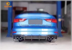 Diffuseur style A3 S3 KB pour <span class=keywords><strong>Audi</strong></span> A3 S3 diffuseur fibre de carbone - Product Image 4