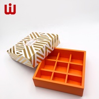 Caja de galletas de panadería dulce para cupcakes de lujo con Logo personalizado