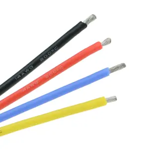 Sihf-J Sif Sihfc 20AWG 8AWG 12AWG 22AWG Hochtemperatur weiches gekräuseltes Kupfer-Silicone-Gummi-Heizkabeldraht