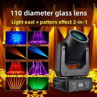 Projecteur LED professionnel 150W à tête mobile RGB DMX512 avec effet de motif rotatif, indice de protection IP33, 5000 lumens pour DJ/Discothèque/Mariage
