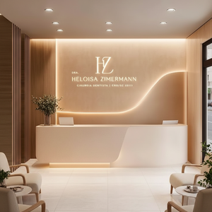 Modern Luxury Commercial Small White Gold Wood <b>Nail</b> Salon Reception <b>Desk</b> Front Counter for Supermarket Workshop School Hospital - Product Image 2