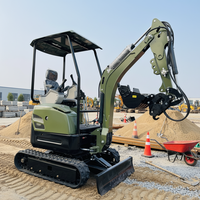 Mini-excavatrice sur chenilles hydraulique neuve de 1,5 tonne, vente en gros en Chine
