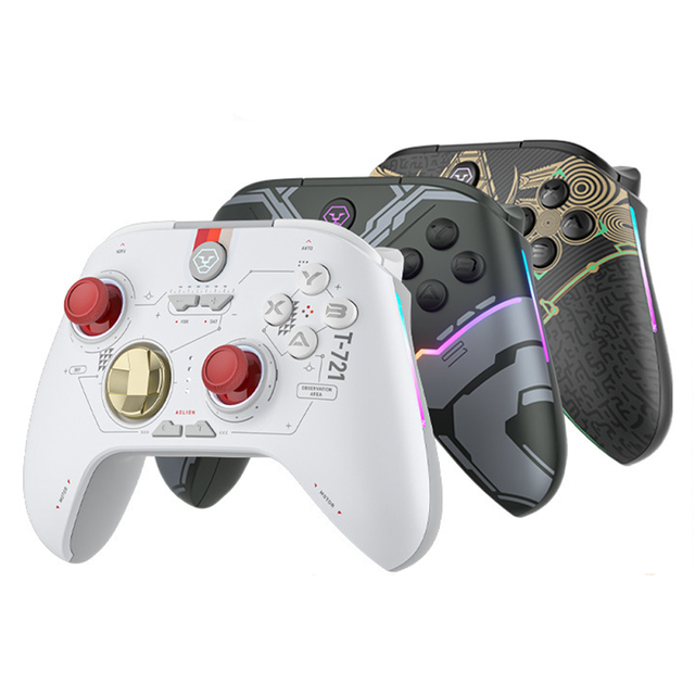 2025 New BT Wireless 2.4G Gamepad Joystick Game Controller for PC Switch Steam Play Games Console
