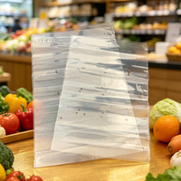 Custom Opp Cellofaan Zak Met Gat Fruit En Verse Groente Opslag Plastic Groente Verpakking Zak