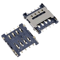 Conector de Tarjeta SIM Nano, Micro Mini SIM, Ranura para Tarjeta de Memoria SD TF, Soporte Hembra para Tarjeta de Almacenamiento, Estándar SMD T-Flash