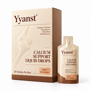 OEM Vegan <b>Calcium</b> Oral <b>Liquid</b> Boost Absorption 60ml Maintain Bone Strength Muscle Support For Adults Health Supplement - Product Image 1