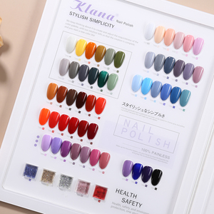 Ensemble de <span class=keywords><strong>vernis</strong></span> à ongles uv <span class=keywords><strong>semi</strong></span>-<span class=keywords><strong>permanent</strong></span> KLANA Nail Art Salon 66 Color Glitter 15ml Soak off Organic UV LED Nail Gel <span class=keywords><strong>Vernis</strong></span> - Product Image 5